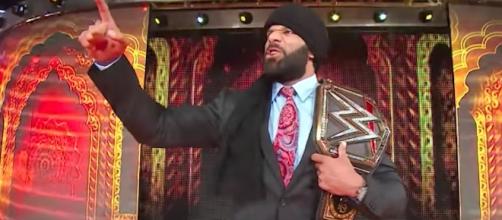 Will Jinder Mahal leave WWE's 'SummerSlam' PPV as the WWE Champion on Sunday? [Image via WWE/YouTube]