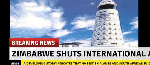 Zimabwe International Airpot shuts down flights from British Airways and SAA - Image wiki & breakyourownnews.com