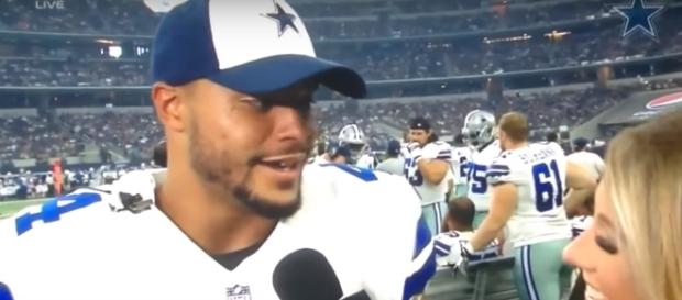 Dak Prescott makes his preseason debut against the Colts - (Image credit: YouTube/Dallas Cowboys YT Fan Channel) Dak Prescott makes his preseason debut against the Colts - (Image credit: YouTube/Dallas Cowboys YT Fan Channel)