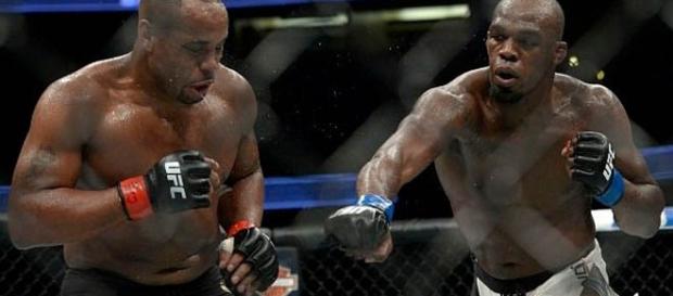 Daniel Cormier and Jon Jones/ photo by @NESN via Twitter Daniel Cormier and Jon Jones/ photo by @NESN via Twitter