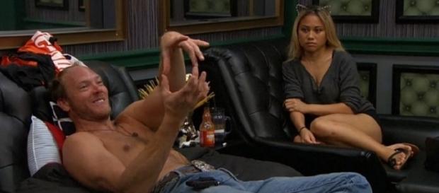Screenshot of Jason Dent and Alex Ow 'Big Brother 19' ** OnlineBigBrother.com Screenshot of Jason Dent and Alex Ow 'Big Brother 19' ** OnlineBigBrother.com