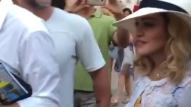 Madonna &egrave; a Lecce: ecco il video.
