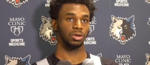 Andrew Wiggins averaged 23.6 points and 4.0 boards in 82 games for the Wolves last season -- DaHoopSpot Productions via YouTube
