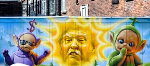 An example of a mural with political motive and an intent to portray Donald Trump negatively (Kristoffer Trolle via Flickr)