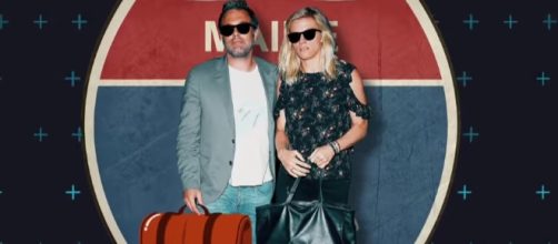 Ben Affleck and Lindsay Shookus spent first vacation together in Maine. Image via YouTube/E! News