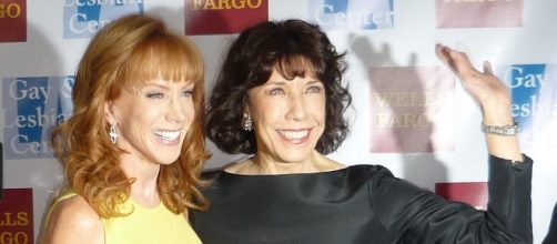 Say goodbye to the long wavy locks. Kathy Griffin (L) is going bald in solidarity with her sister. / from 'Flickr' - flickr.com