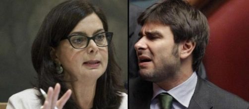 Scontro alla Camera sui vitalizi tra Alessandro Di Battista e Laura Boldrini