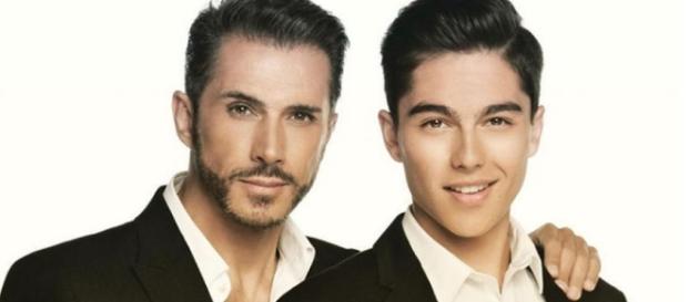 Sergio Mayer con su hijo Sergio Mayer Mori Sergio Mayer con su hijo Sergio Mayer Mori