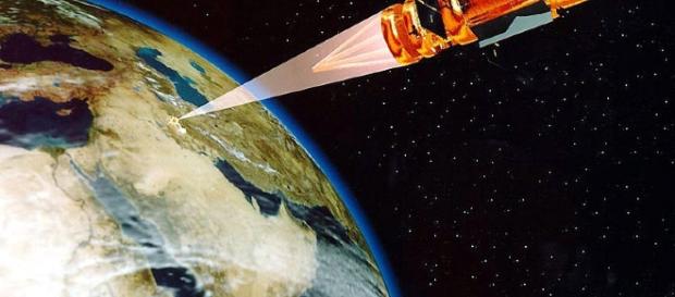 Space based missile defense (United States government wikimedia) Space based missile defense (United States government wikimedia)