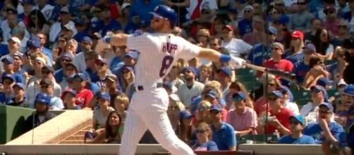 Ian Happ's 18th home run of the season helped the Chicago Cubs defeated the Blue Jays 4-3 on Saturday. [Image via MLB/YouTube]