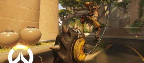 One of the best characters when it comes to defense in "Overwatch" is none other than Junkrat (via YouTube/PlayOverwatch)