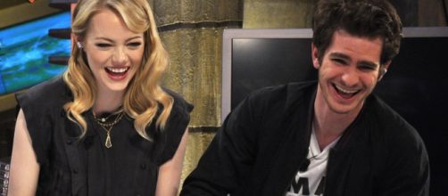 A photo showing Andrew Garfield and Emma Stone photographed in 2012 - Flickr/El Hormiguero