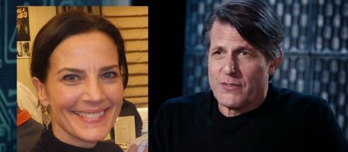 "Star Trek" royalty: Terry Farrell and Adam Nimoy are engaged [Images: Wikimedia/Rob DiCaterino/CC BY 2.0/YouTube/BUILD Series]