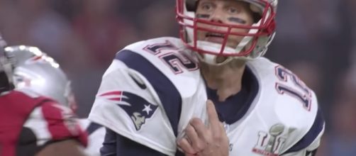 Tom Brady saw a bit of action in the NFL preseason Week 2 game for the Pats on Saturday night. [Image via NFL/YouTube]