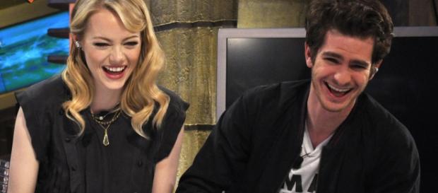 A photo showing Andrew Garfield and Emma Stone photographed in 2012 - Flickr/El Hormiguero A photo showing Andrew Garfield and Emma Stone photographed in 2012 - Flickr/El Hormiguero
