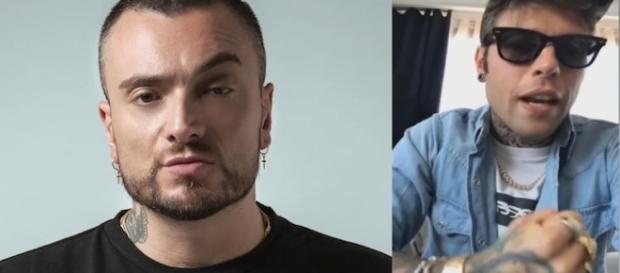 A sinistra Guè Pequeno, a destra Fedez. A sinistra Guè Pequeno, a destra Fedez.