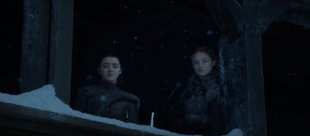 'Game of Thrones' Season 7 Episode 6: Arya and Sansa / Photo via TheCell09, www.youtube.com 'Game of Thrones' Season 7 Episode 6: Arya and Sansa / Photo via TheCell09, www.youtube.com