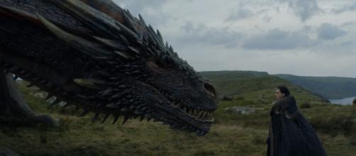 Fans are hoping that Jon Snow will be able to ride the dragon named after his father Rhaegar. source: mickdemi/youtube