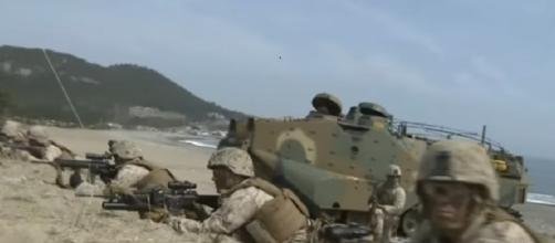S. Korea-U.S. to kick off 10-day joint military drill starting Monday [Image via YouTube: ARIRANG NEWS]