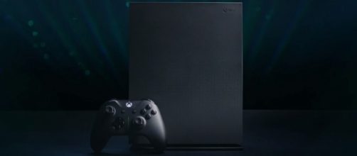 Xbox One X GameStop Gamescom 2017 (IGN/YouTube Screenshot) https://www.youtube.com/watch?v=cT9tAWZlcSQ