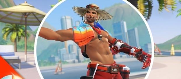 'Overwatch' McCree's lifeguard skin. (image source: YouTube/MccKay) 'Overwatch' McCree's lifeguard skin. (image source: YouTube/MccKay)