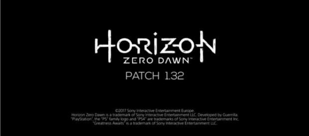 Patch 1.32 for "Horizon: Zero Dawn" released - YouTube/PlayStation Patch 1.32 for "Horizon: Zero Dawn" released - YouTube/PlayStation