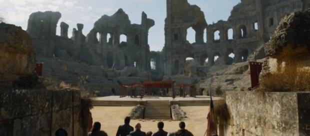 The setting of the grand meeting between the key players of Game of Thrones. Credits: Youtube/GameofThrones The setting of the grand meeting between the key players of Game of Thrones. Credits: Youtube/GameofThrones