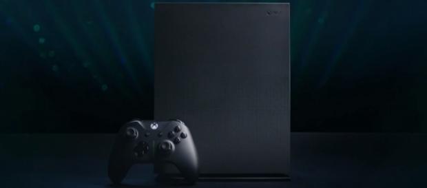 Xbox One X GameStop Gamescom 2017 (IGN/YouTube Screenshot) https://www.youtube.com/watch?v=cT9tAWZlcSQ Xbox One X GameStop Gamescom 2017 (IGN/YouTube Screenshot) https://www.youtube.com/watch?v=cT9tAWZlcSQ