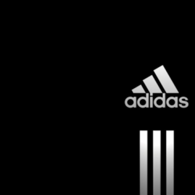 Adidas logo / Photo via victoria white2010, Flickr