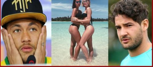 Bruna Marquezine e Fiorella Mattheis posam sexy e fãs lamentam pelo seu exs
