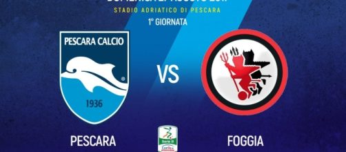 Pescara-Foggia finisce 5 a 1, tre gol per Pettiari