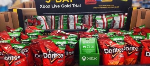 The Mexican Doritos site features a series of different flavors in this Xbox One X promotion. [Image via Flickr/Mike Mozart]