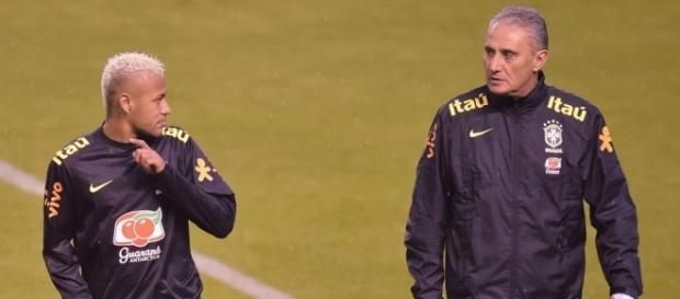 Tite não deu conselhos a Neymar Tite não deu conselhos a Neymar