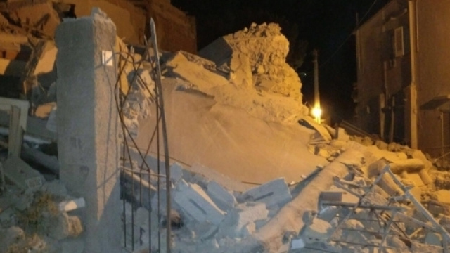 Ischia, i crolli causati dal terremoto nella zona di Casamicciola