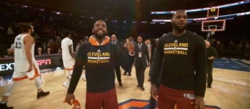 It's parting time for Kyrie Irving and LeBron James (via YouTube - Ximo Pierto Official)