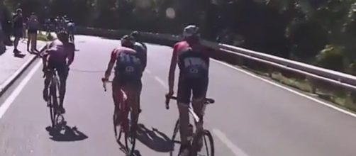 Contador in ritardo alla Vuelta Espana
