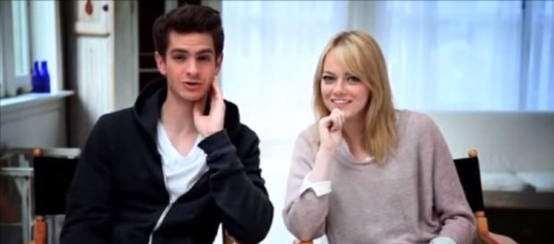 Andrew Garfield and Emma Stone - Funny Moments | Amy/YouTube Andrew Garfield and Emma Stone - Funny Moments | Amy/YouTube