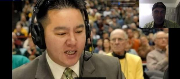 ESPN announcer Robert Lee got re-assigned to a later game due to his name following the Charlottesville incident. / from 'YouTube' screen grab ESPN announcer Robert Lee got re-assigned to a later game due to his name following the Charlottesville incident. / from 'YouTube' screen grab