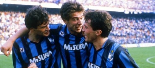 Aldo Serena, Nicola Berti e Lothar Matthaues, protagonisti nell'Inter della stagione 1988/89