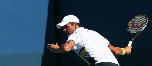 Milos Raonic of Canada (Wikimedia Commons/Robbie Mendelson)