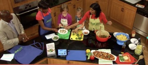 The team wants to inspire parents and children to spend time preparing nutritious meals together. [DocYum via Youtube]