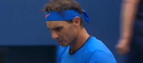 Rafael Nadal during 2016 US Open/ Photo: screenshot via GrandSlam Highlights III channel on YouTube