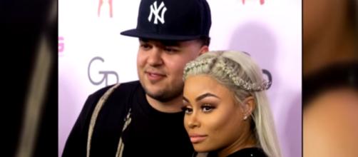 Rob Kardashian and Blac Chyna in a photo when they were still together - YouTube/Entertainment Tonight