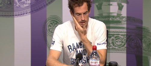 Andy Murray during a press conference at Wimbledon. (Image credit: Wimbledon/YouTube)