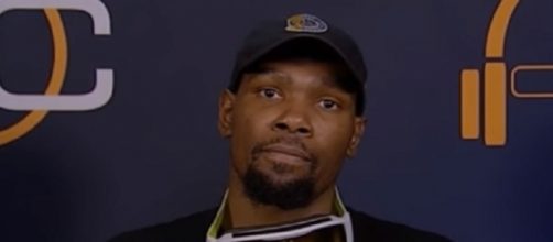 Kevin Durant said he was not surprised with Kyrie Irving’s trade demand -- Sports Warehouse via YouTube