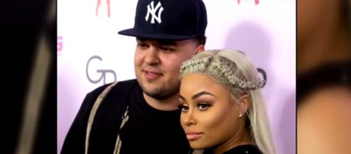 Rob Kardashian and Blac Chyna in a photo when they were still together - YouTube/Entertainment Tonight