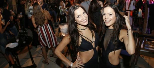 Emilly Araújo e a ex-BBB Mayla Emilly Araújo e a ex-BBB Mayla