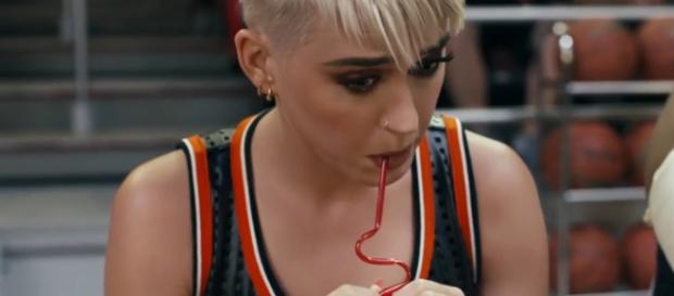 Katy Perry has dropped basketball-themed music video for her popular single "Swisgh Swish." Image via YouTube/KatyPerryVevo Katy Perry has dropped basketball-themed music video for her popular single "Swisgh Swish." Image via YouTube/KatyPerryVevo
