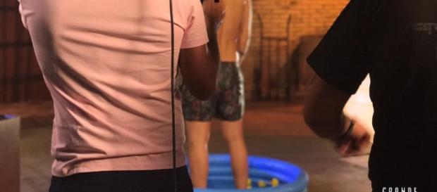 Uno dei componenti del cast del GF Vip durante i provini Uno dei componenti del cast del GF Vip durante i provini