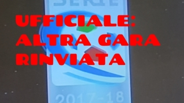 Rinviata un'altra gara in Serie C.